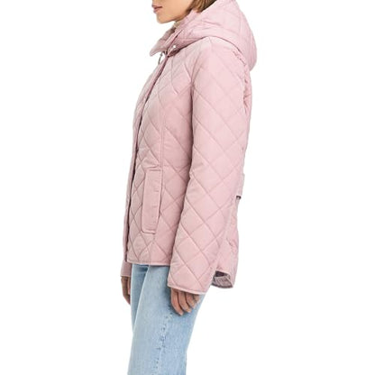 Jones New York Quilted Hooded Jacket