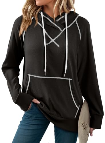 SHEWIN Women's Hooded Sweatshirt