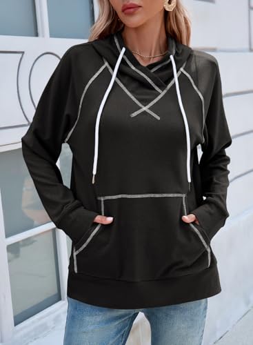 SHEWIN Women's Hooded Sweatshirt