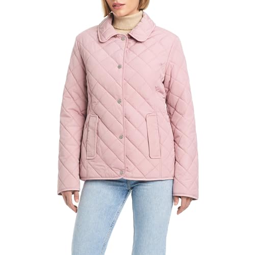 Jones New York Quilted Hooded Jacket