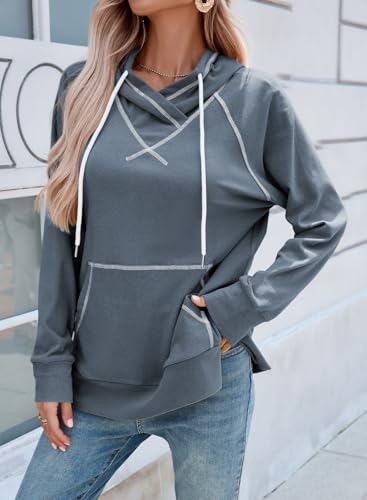 SHEWIN Women's Hooded Sweatshirt