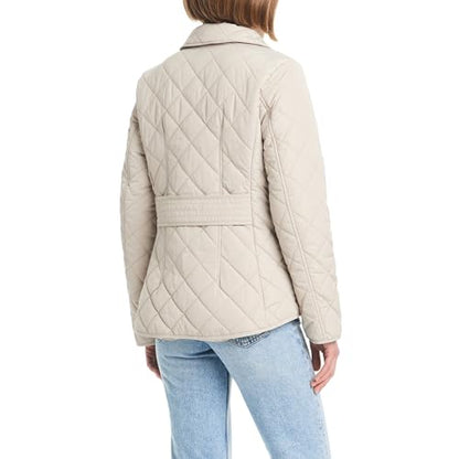 Jones New York Quilted Hooded Jacket
