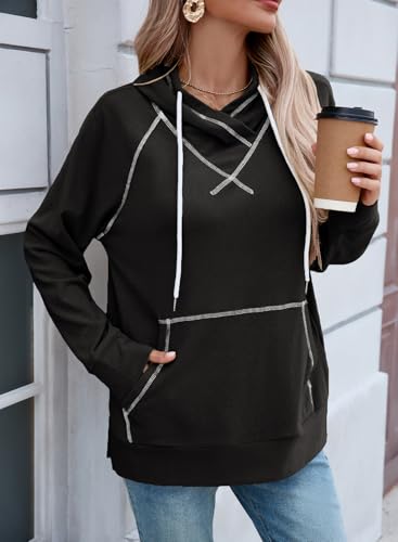 SHEWIN Women's Hooded Sweatshirt