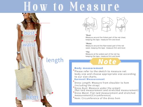 Chouyatou Retro Plaid Smocked Dress