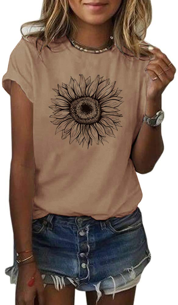Cicy Bell Women’s Sunflower T-Shirt