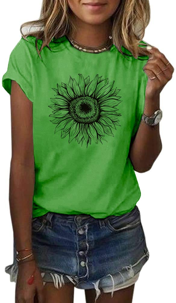 Cicy Bell Women’s Sunflower T-Shirt