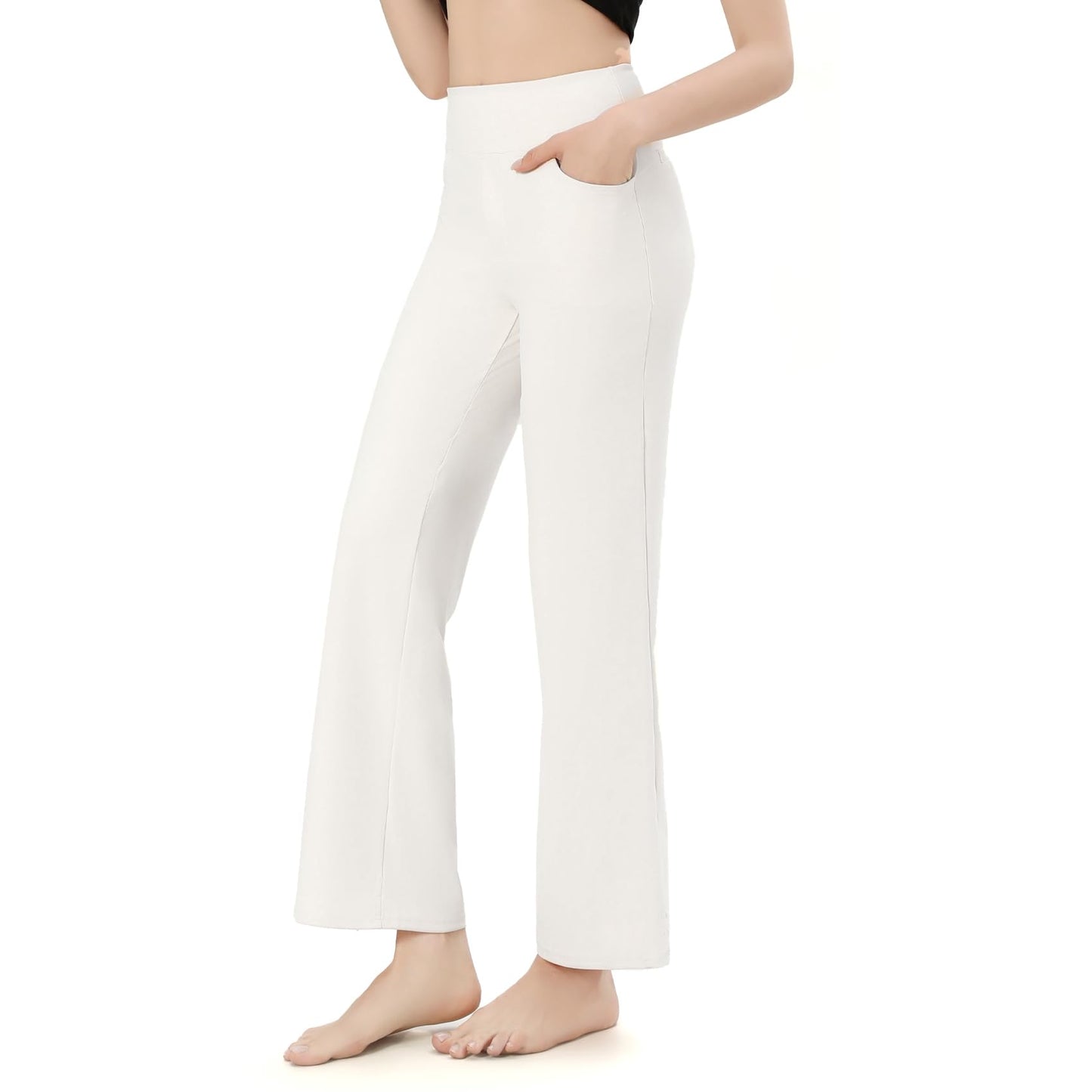 SIEPASA Wide Leg Yoga Pants with Pockets