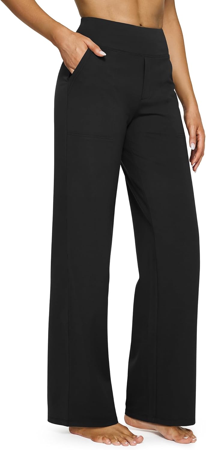 G4Free Women's Wide Leg Yoga Pants