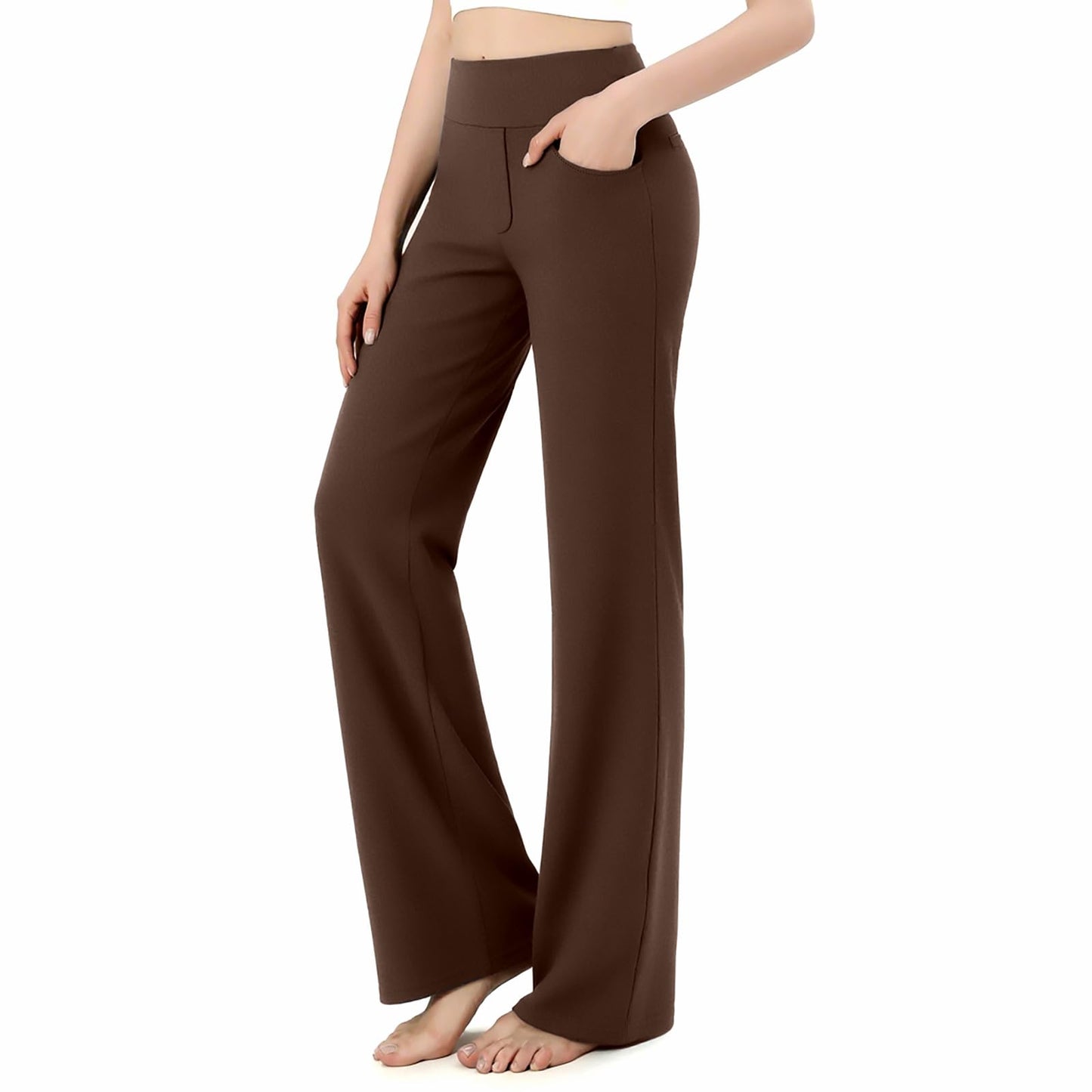 SIEPASA Wide Leg Yoga Pants with Pockets