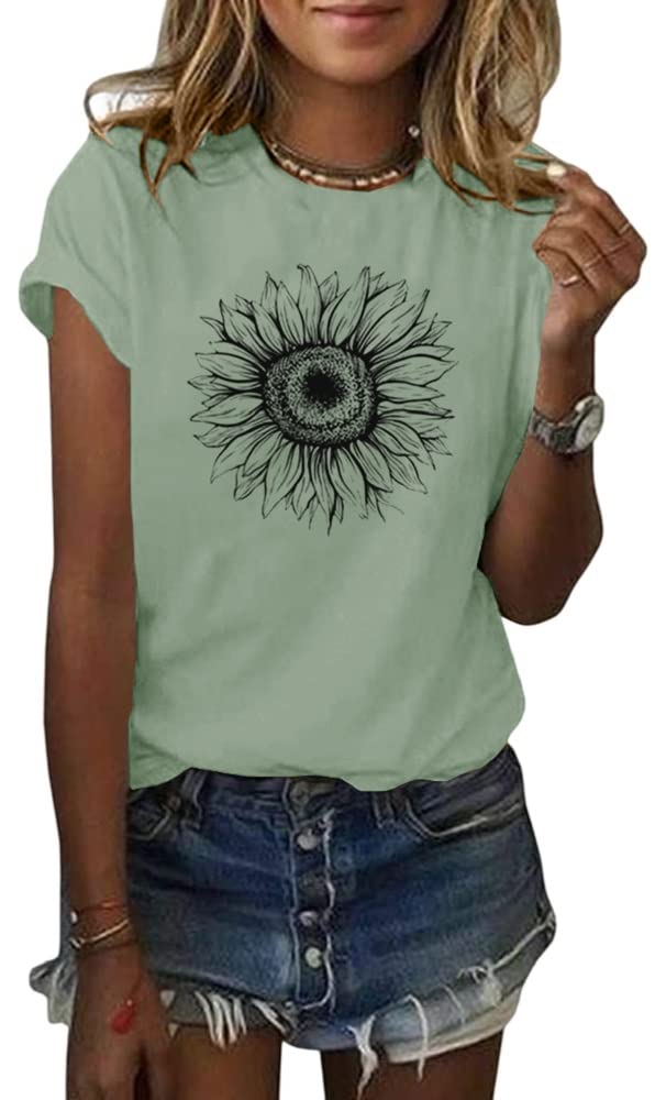 Cicy Bell Women’s Sunflower T-Shirt