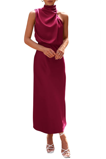 Women's Satin Cocktail Dress