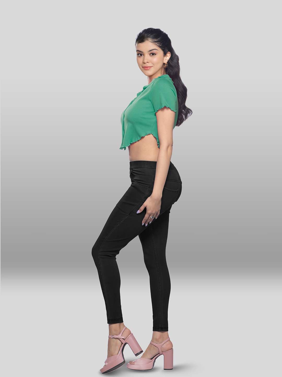 Lyra Women’s Cotton Jeggings 2 Pack