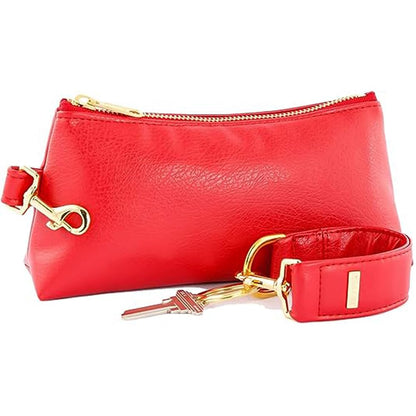 2-Piece Vegan Leather Wristlet Set