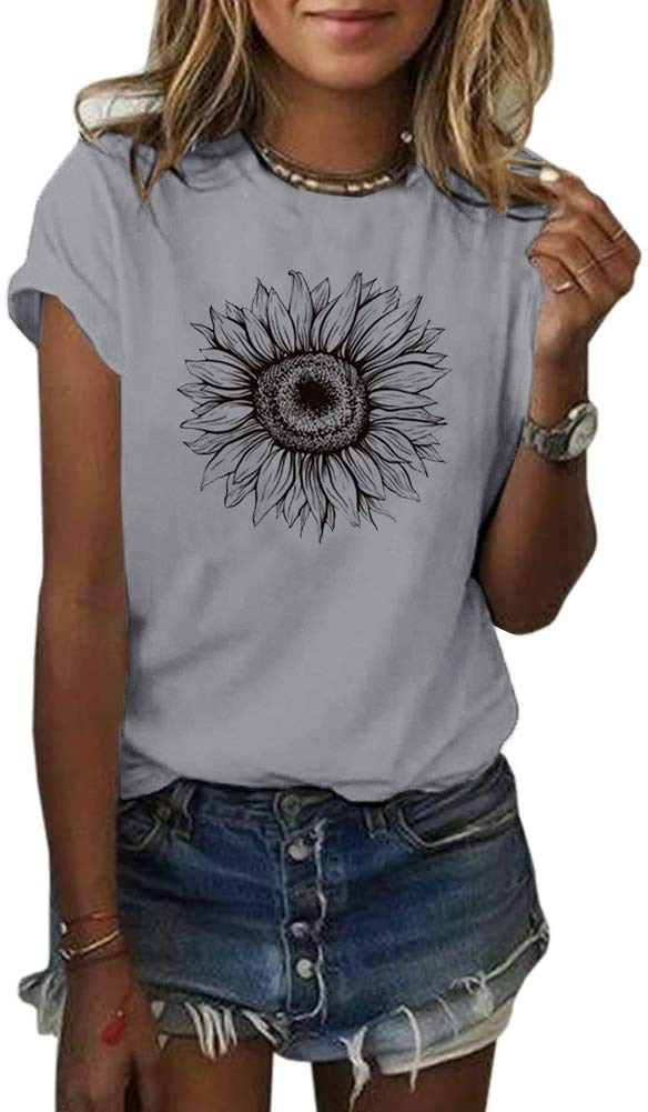Cicy Bell Women’s Sunflower T-Shirt