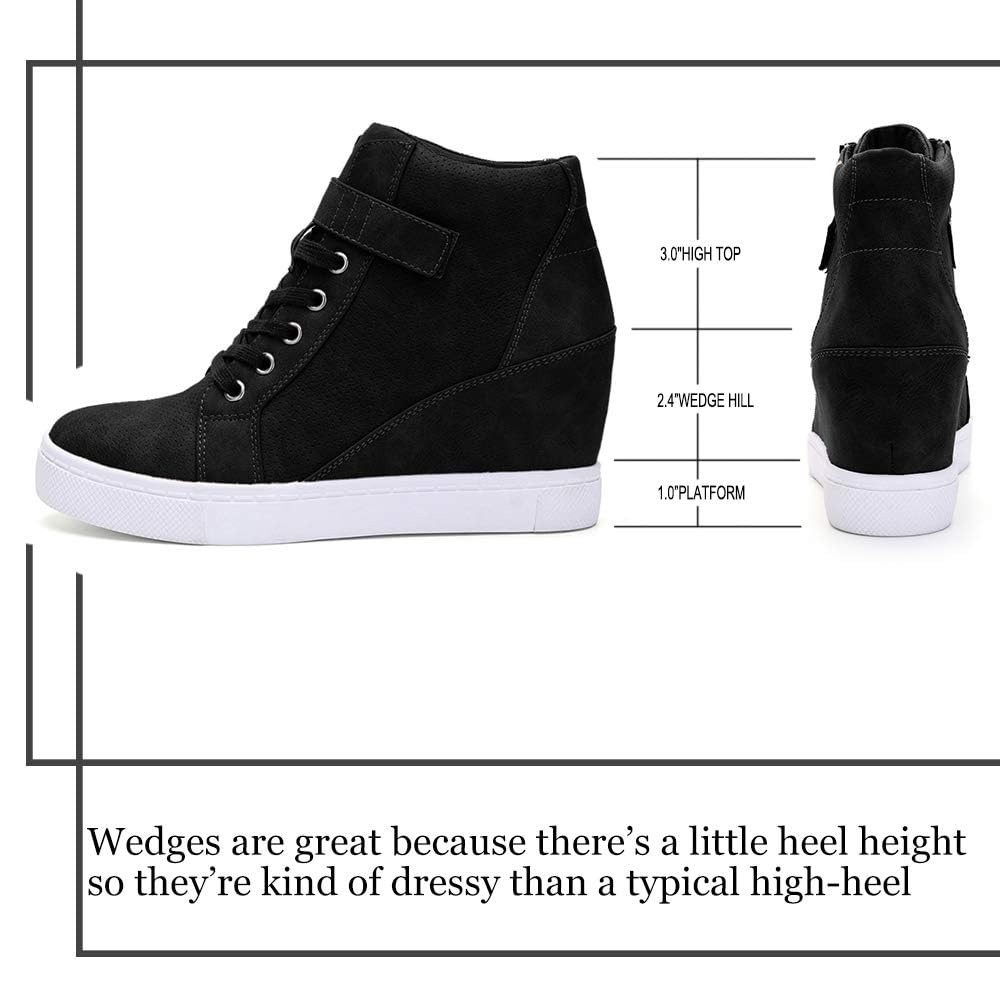 Athlefit Women's Wedge Sneakers