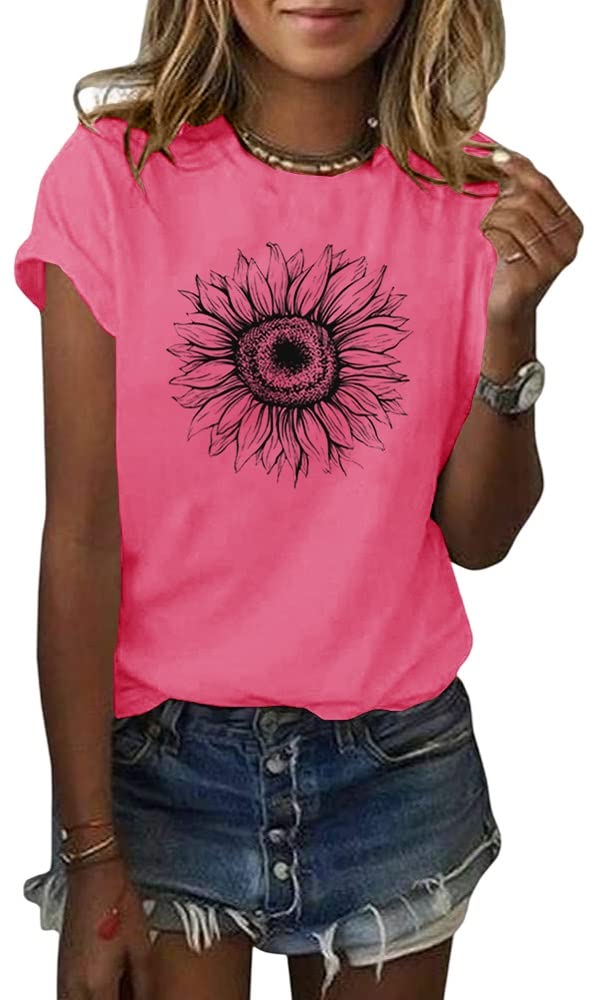 Cicy Bell Women’s Sunflower T-Shirt