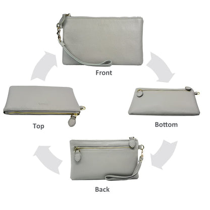 Befen Leather RFID Wristlet Wallet