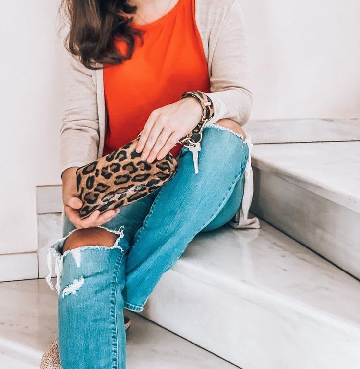 2-Piece Vegan Leather Wristlet Set