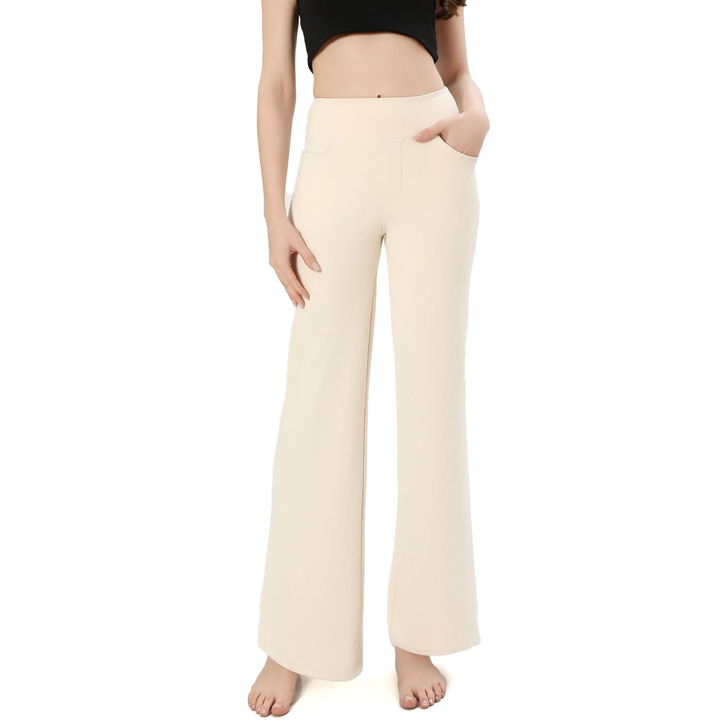 SIEPASA Wide Leg Yoga Pants with Pockets