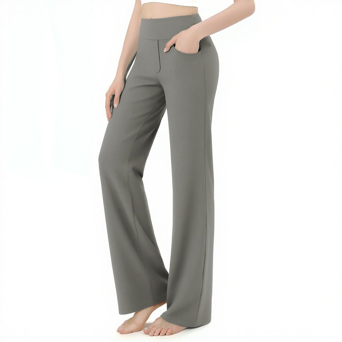 SIEPASA Wide Leg Yoga Pants with Pockets