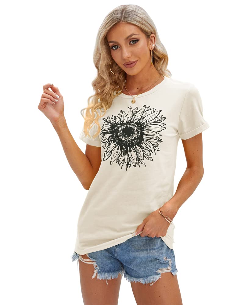 Cicy Bell Women’s Sunflower T-Shirt