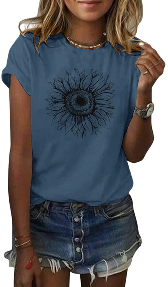 Cicy Bell Women’s Sunflower T-Shirt