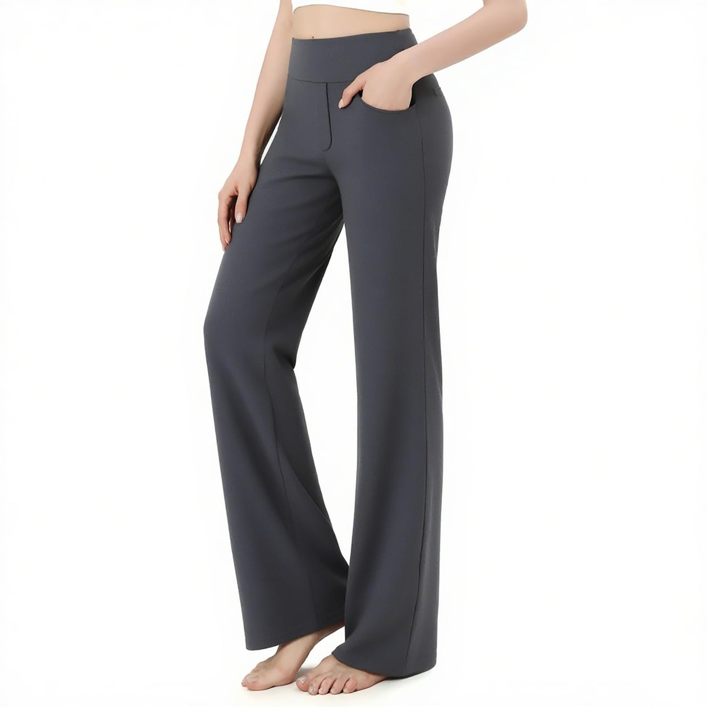 SIEPASA Wide Leg Yoga Pants with Pockets