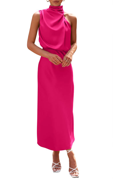 Women's Satin Cocktail Dress