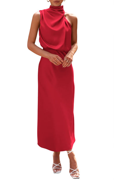Women's Satin Cocktail Dress