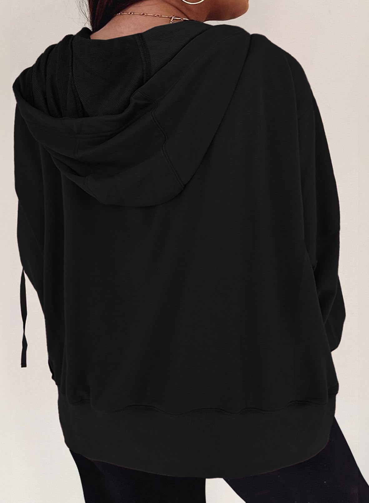 Eytino Plus Size Zip-Up Hoodie