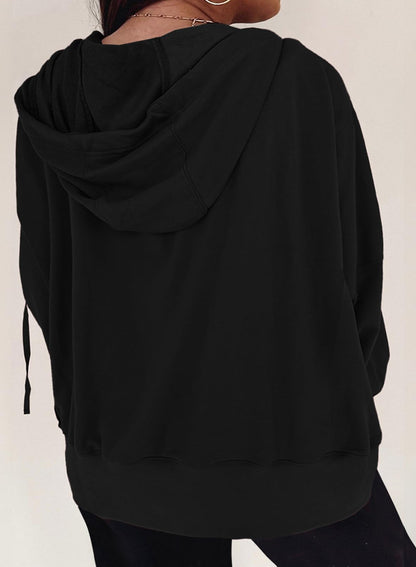 Eytino Plus Size Zip-Up Hoodie