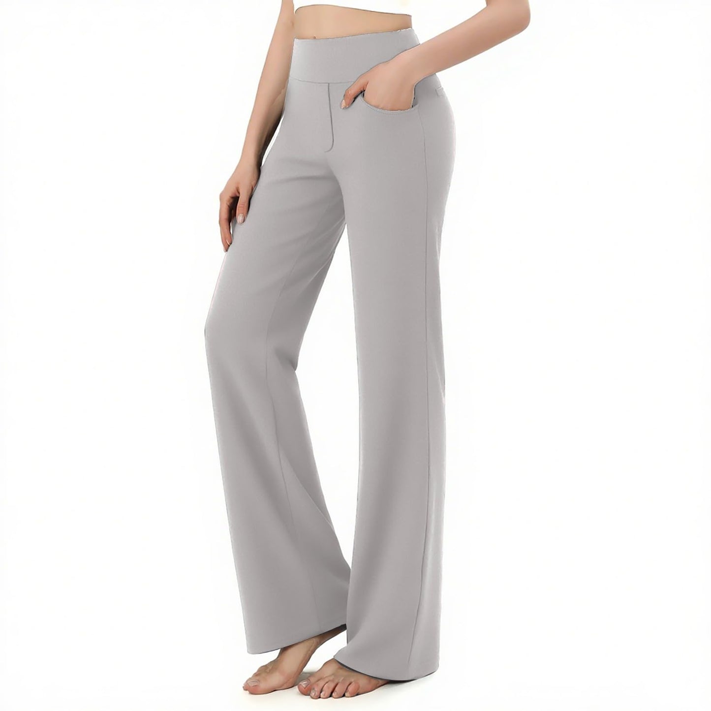 SIEPASA Wide Leg Yoga Pants with Pockets