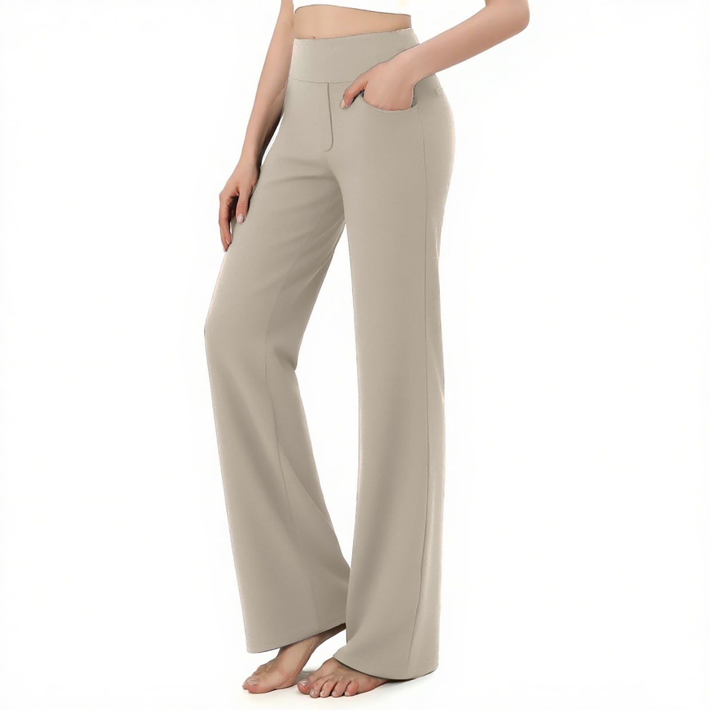 SIEPASA Wide Leg Yoga Pants with Pockets
