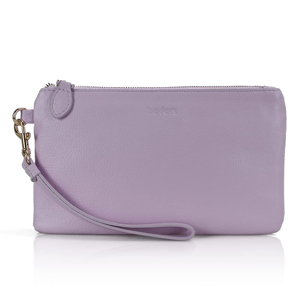 Befen Leather RFID Wristlet Wallet