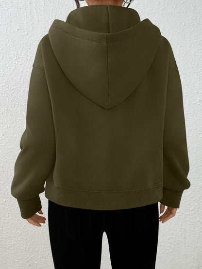 Trendy Queen Cropped Hoodie