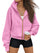 Trendy Queen Cropped Hoodie