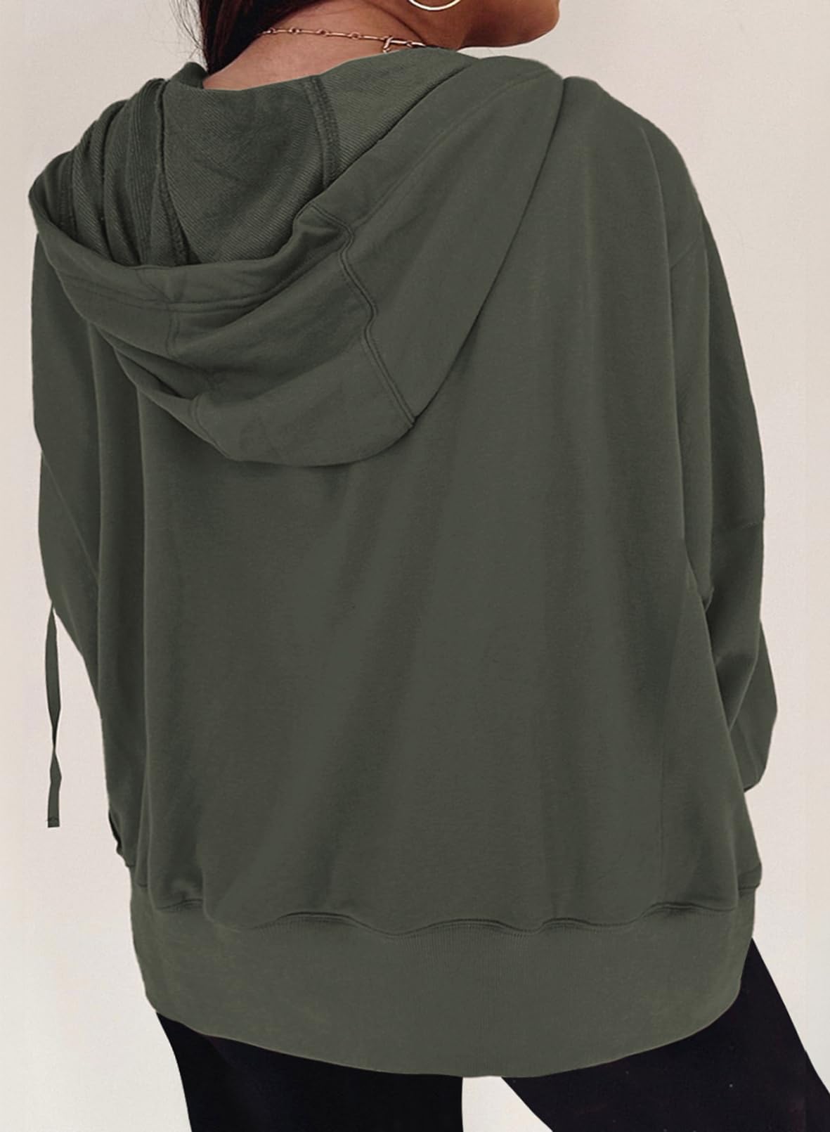 Eytino Plus Size Zip-Up Hoodie