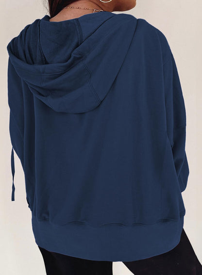 Eytino Plus Size Zip-Up Hoodie