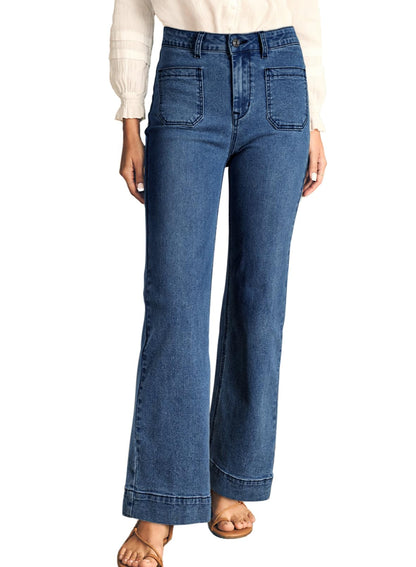 Astylish Women's Wide Leg Jeans