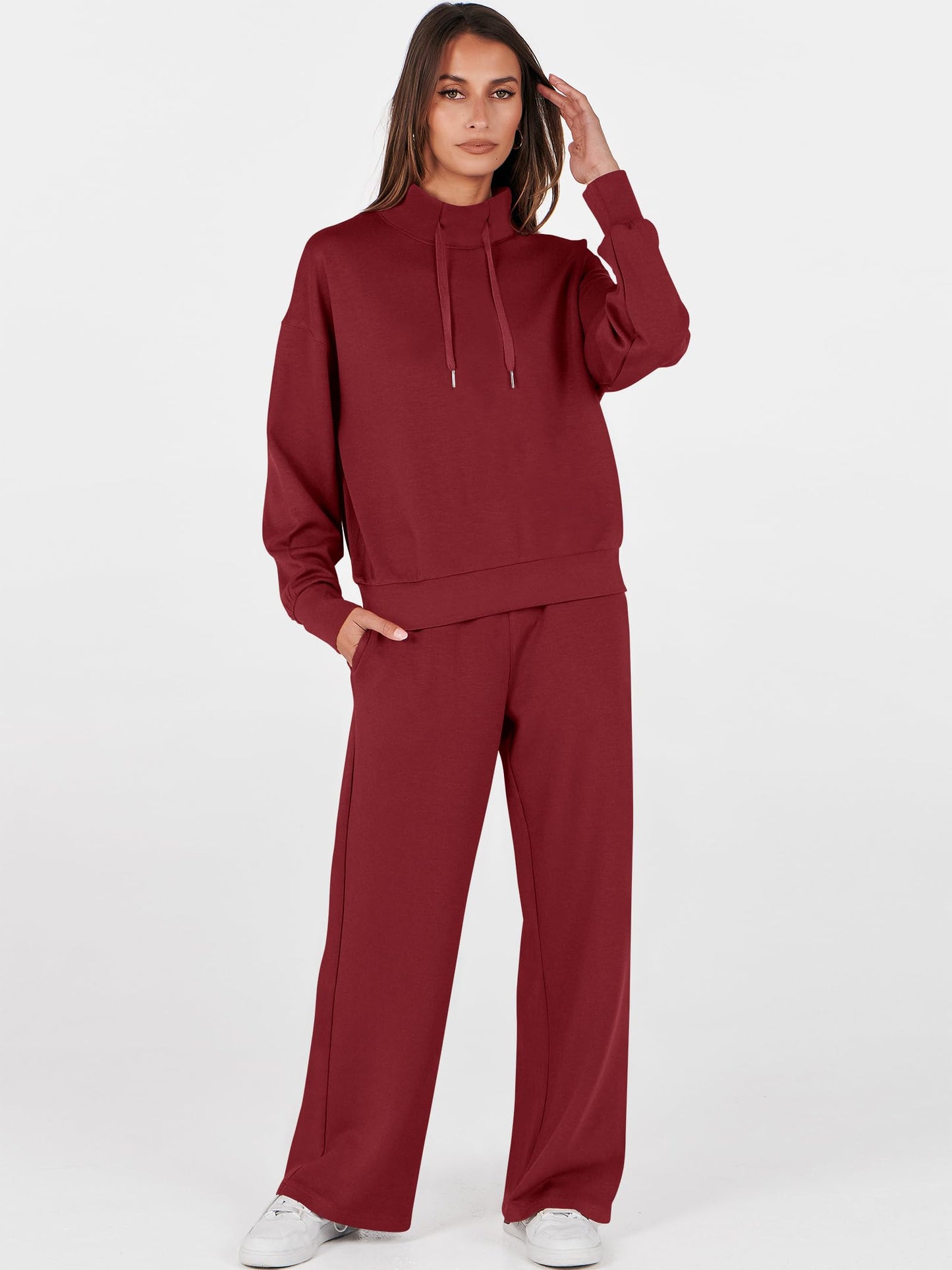 ANRABESS Women’s 2 Piece Sweatsuit Set