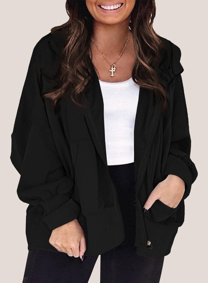 Eytino Plus Size Zip-Up Hoodie