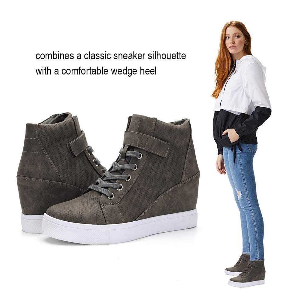 Athlefit Women's Wedge Sneakers