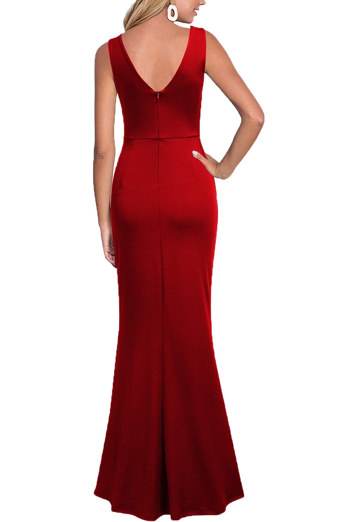 Women's V-Neck Evening Dress