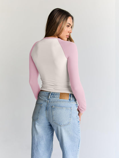 Trendy Queen Women’s Long Sleeve Crop Top