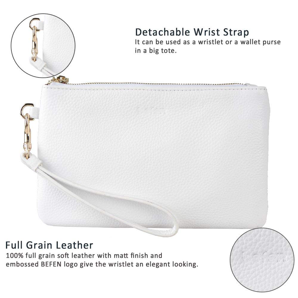 Befen Leather RFID Wristlet Wallet