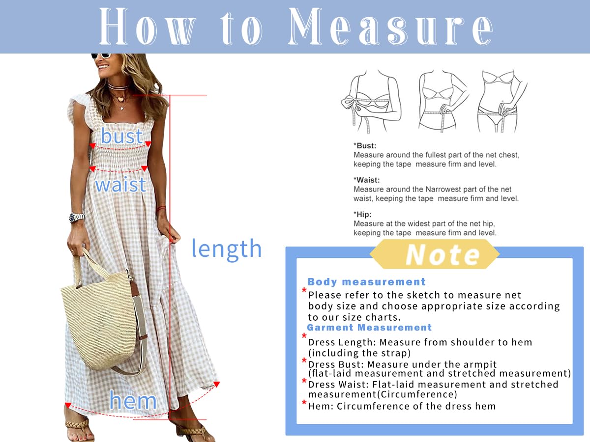 Chouyatou Retro Plaid Smocked Dress