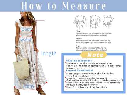 Chouyatou Retro Plaid Smocked Dress