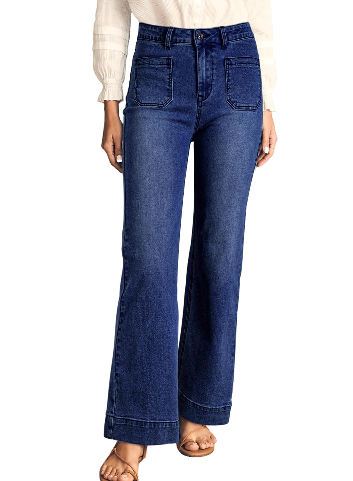 Astylish Women's Wide Leg Jeans