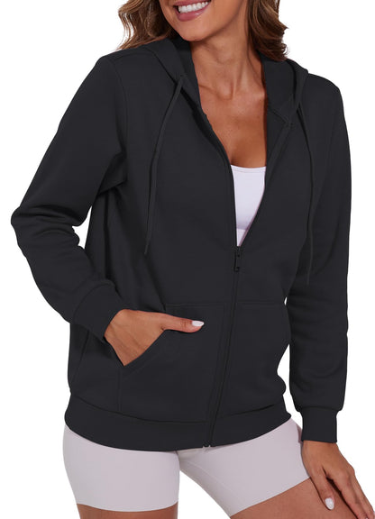 SMENG Women's Zip-Up Hoodie