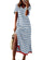 Dokotoo Women's Striped Maxi Dress